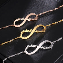 Load image into Gallery viewer, Personalized Customized Infinite Necklace
