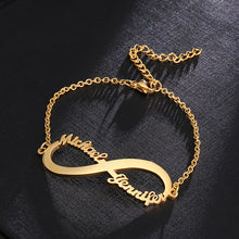 Load image into Gallery viewer, Personalized Customized Infinite Necklace
