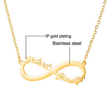 Load image into Gallery viewer, Personalized Customized Infinite Necklace
