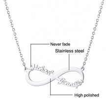 Load image into Gallery viewer, Personalized Customized Infinite Necklace
