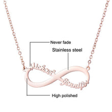 Load image into Gallery viewer, Personalized Customized Infinite Necklace
