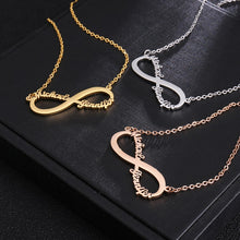 Load image into Gallery viewer, Personalized Customized Infinite Necklace
